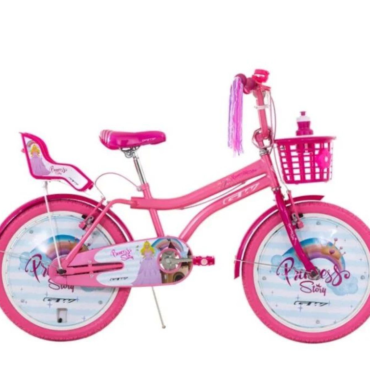 GW - Bicicleta Infantil GW Princess Rin 20 Pulgadas Rosado