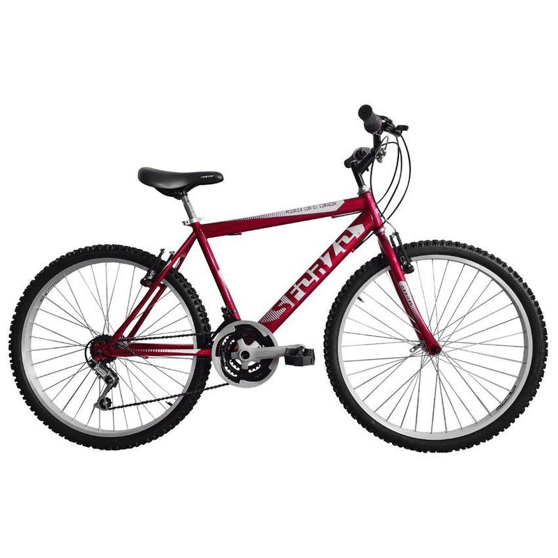 SFORZO - Bicicleta Sforzo Rin 26 En Aluminio 18 Cambios Rojo