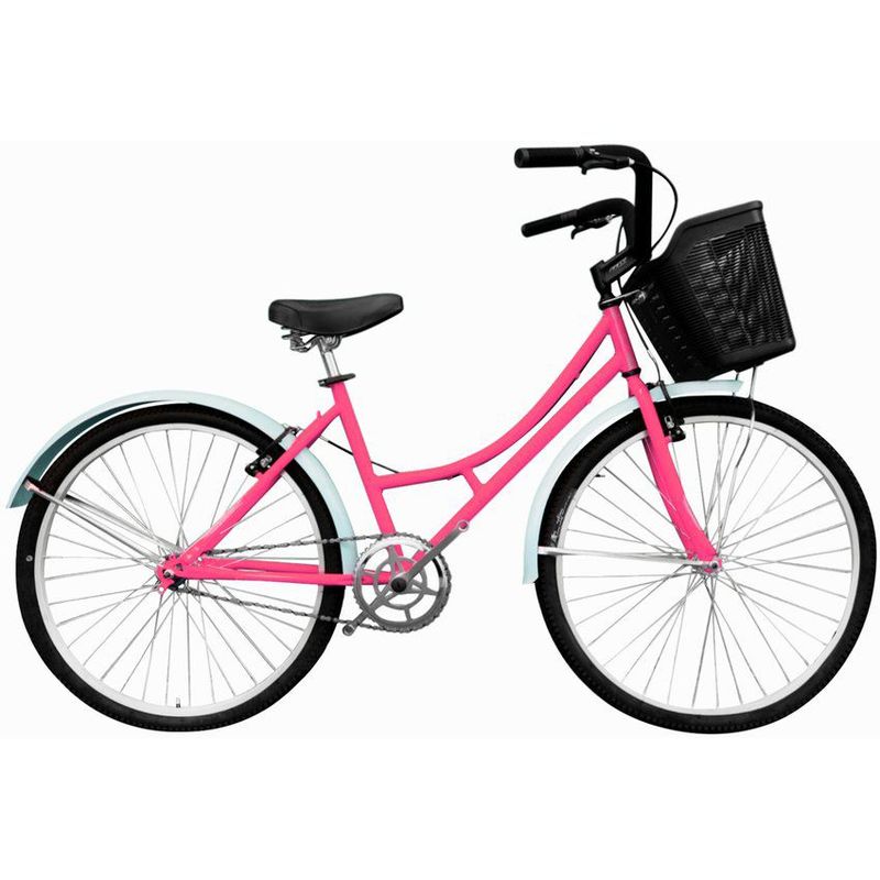 SFORZO - Bicicleta Playera Rin 26 Sin Cambios Rosado
