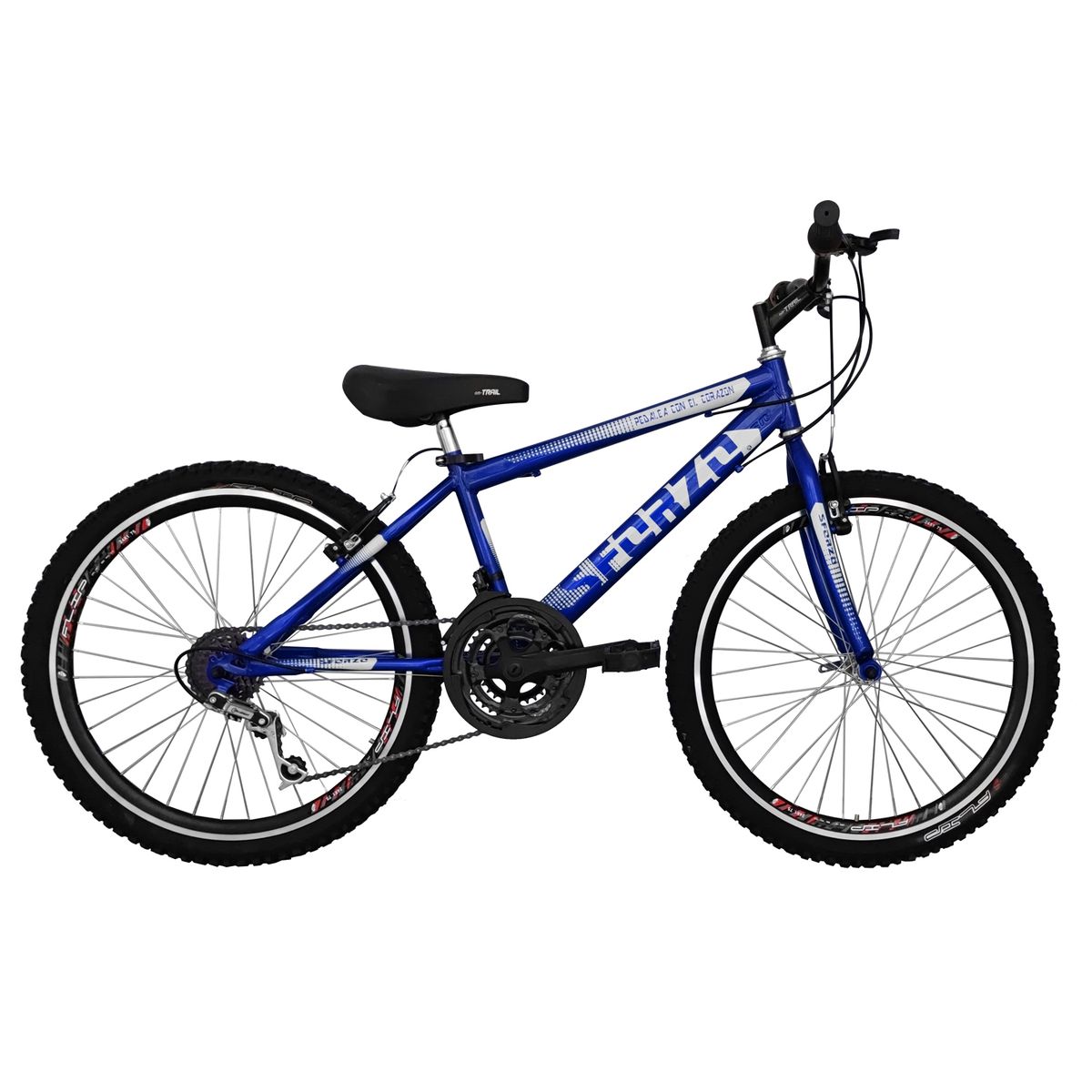 SFORZO - Bicicleta Niño Rin 24 Doble Pared 18 Cambios