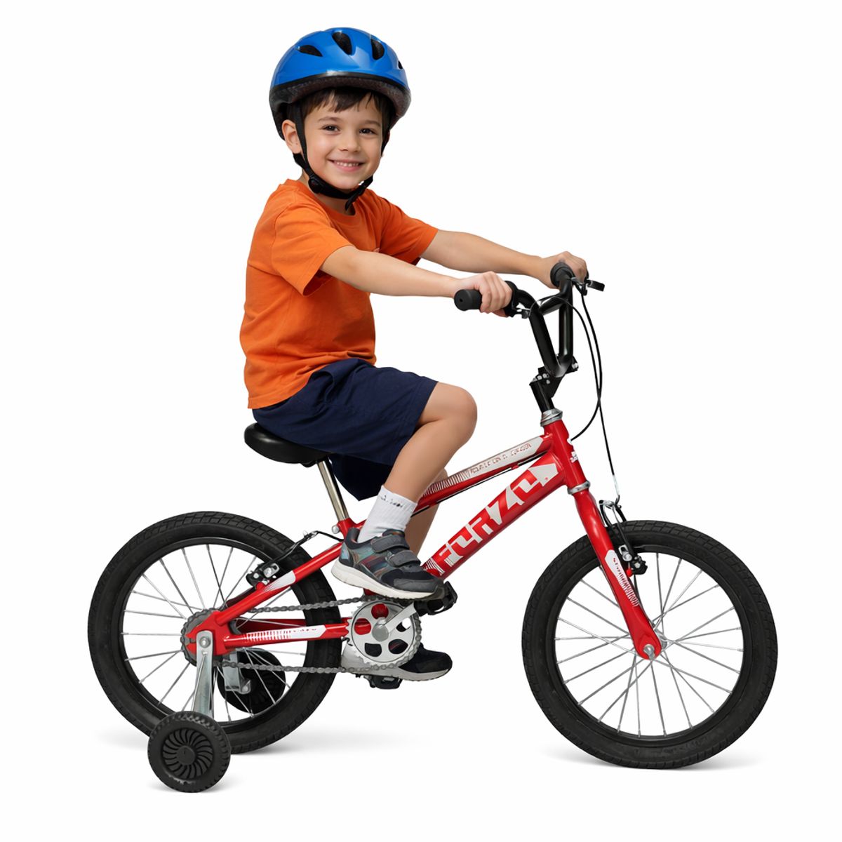 SFORZO - Bicicleta Infantil Rin 16 Con Auxiliares