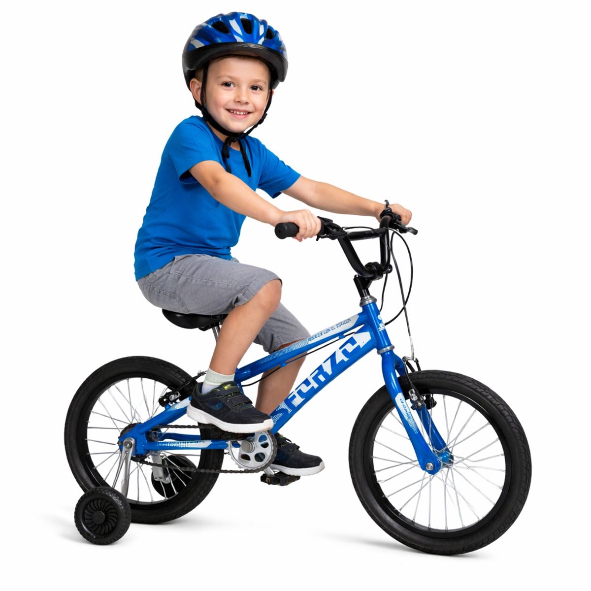 SFORZO - Bicicleta Infantil Rin 16 Con Auxiliares