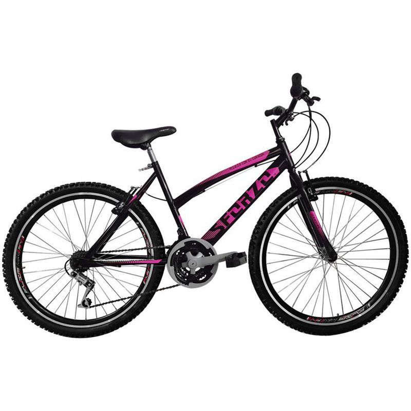 SFORZO - Bicicleta Niña Rin 24 18 Cambios Doble Pared Negro