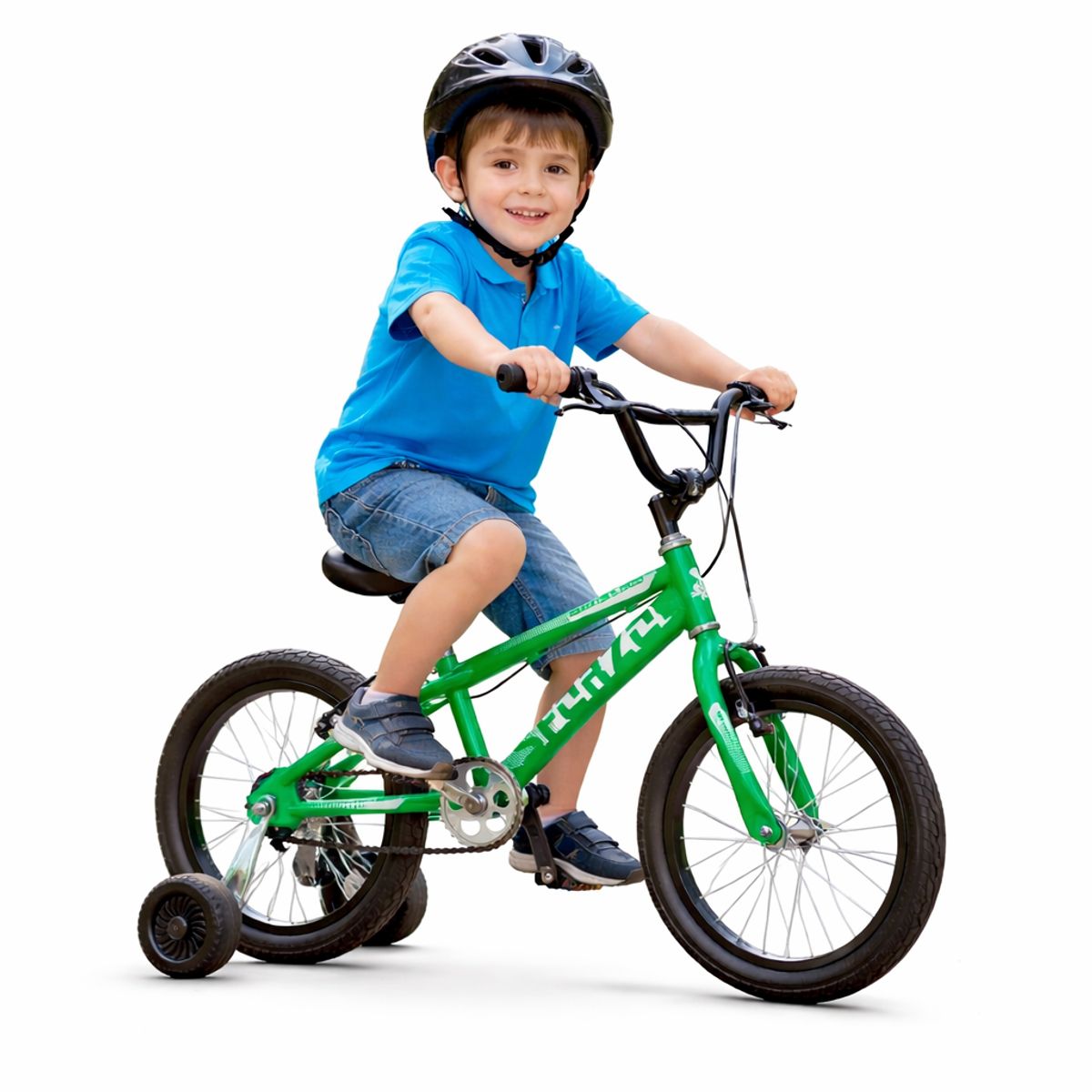 SFORZO - Bicicleta Infantil Rin 16 Con Auxiliares