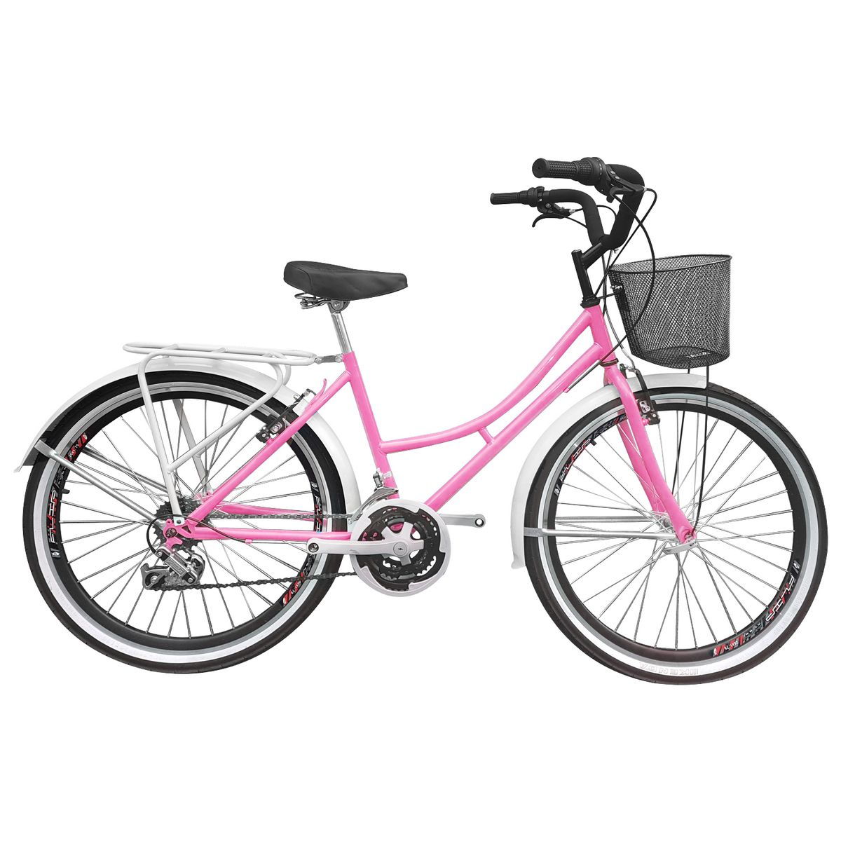 SFORZO - Bicicleta Playera Dama Rin 26 18 Cambios