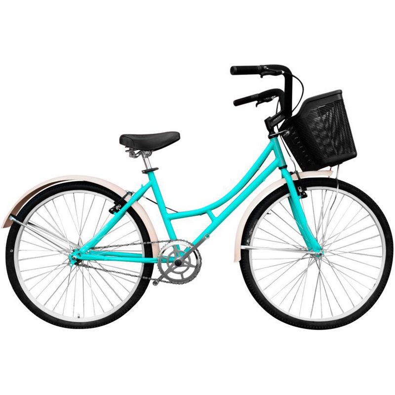 SFORZO - Bicicleta Playera Rin 26 Sin Cambios Verde