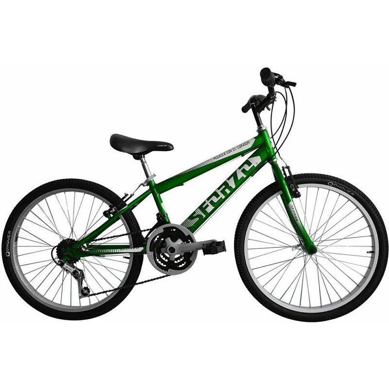SFORZO - Bicicleta Niño Rin 24 En Aluminio 18 Cambios Verde
