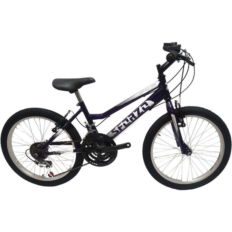 SFORZO - Bicicleta Infantil Rin 20 En Aluminio 18 Cambios Morado
