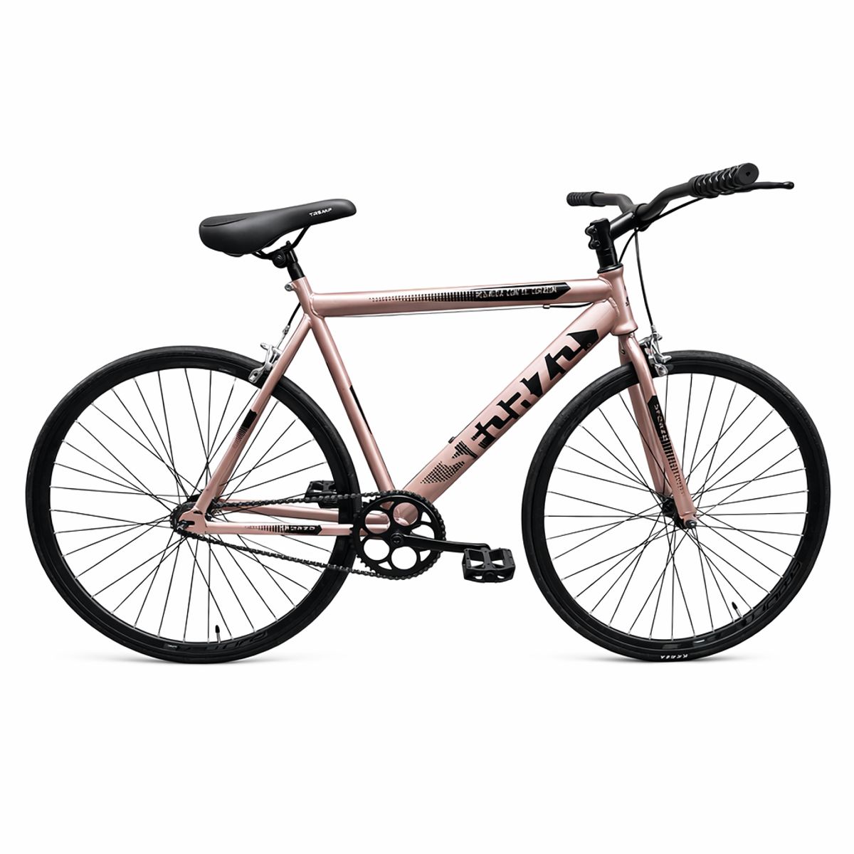 SFORZO - Bicicleta urbana fixed rin 700 - Oro rosa Talla L