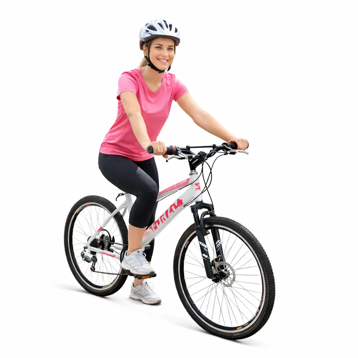 SFORZO - Bicicleta Dama Rin 26 18 Cambios Disco Suspensión