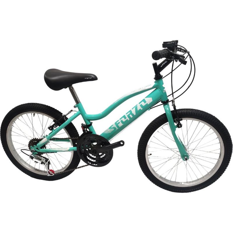 SFORZO - Bicicleta Infantil Rin 20 En Aluminio 18 Cambios Aguamarina