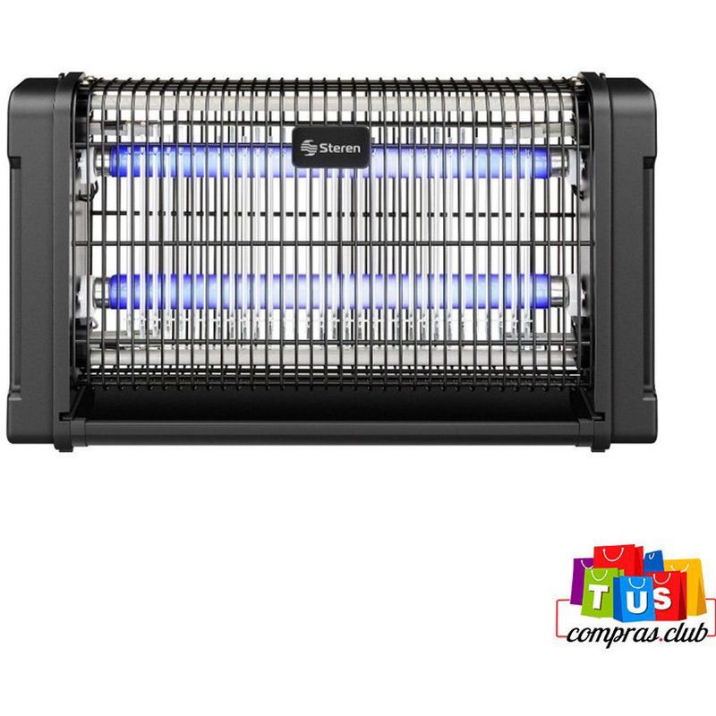 STEREN - Exterminador electrónico de insectos voladores con doble lámpara