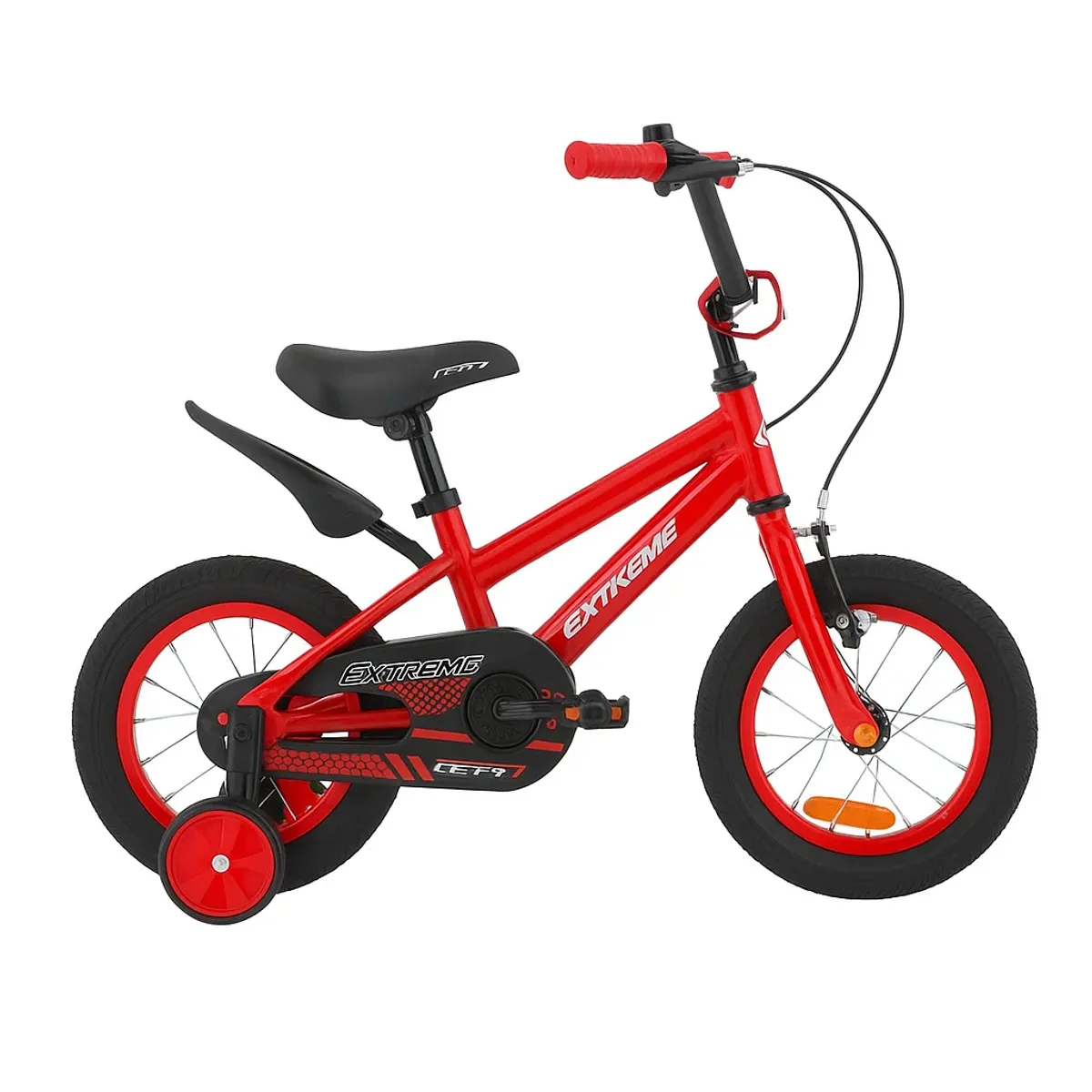 GW - Bicicleta rin 12 gw extreme para niños de 2 a 4 años rojo