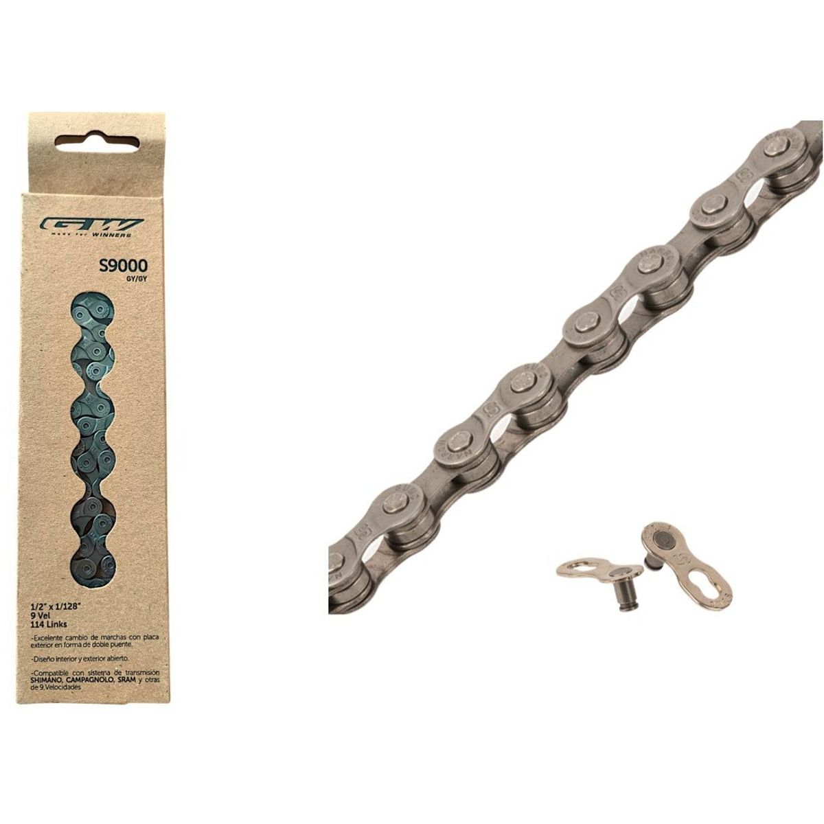 GW - Cadenilla GW S9000  9 Velocidades 114 L