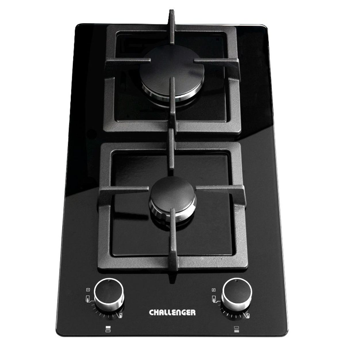 CHALLENGER - Estufa Gas Natural 2 puestos Challenger- SQ6730 / Vidrio Templado