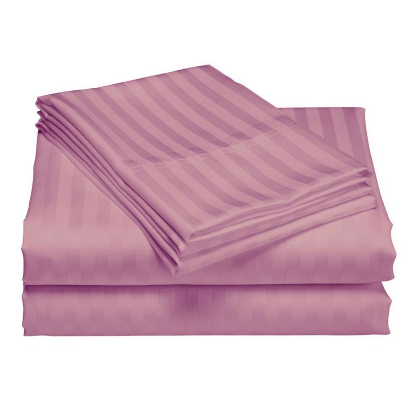 GENERICO - Juego de Sábanas Bella Home Semi Doble 120x190x30 Palo De Rosa