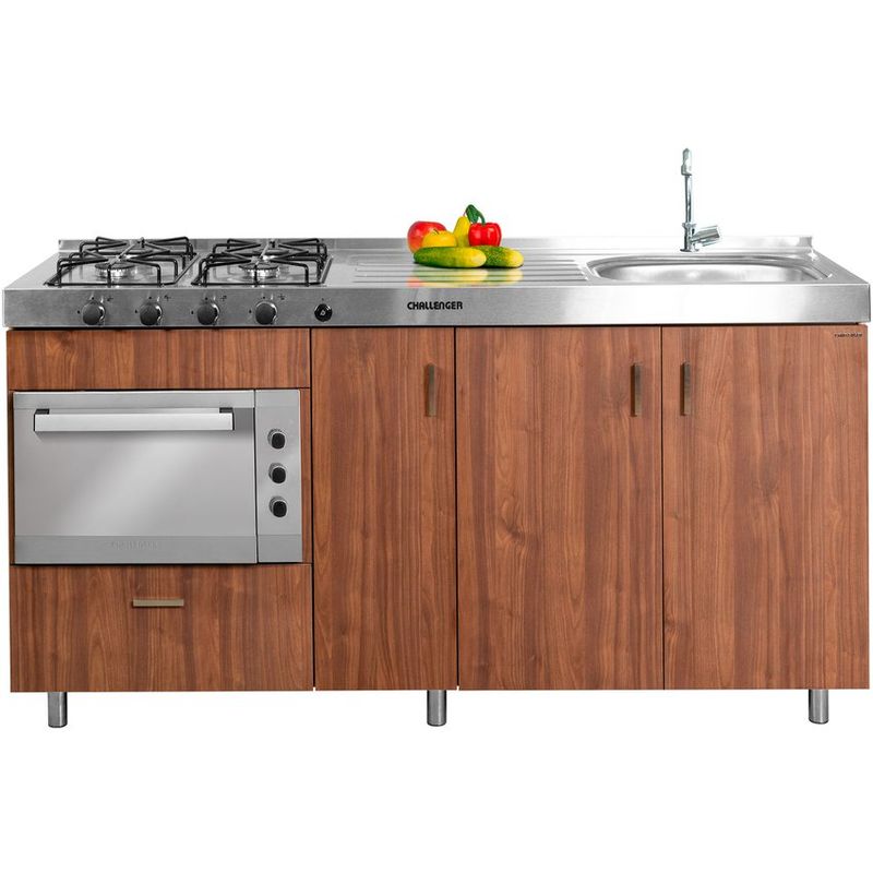 CHALLENGER - Mueble base cocina para horno de empotre dark 180 cm challenger