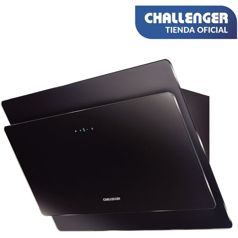 CHALLENGER - Extractor tipo península black glass - ref. cx 4984 negro