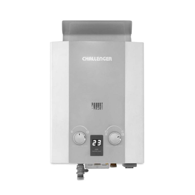 CHALLENGER - Calentador De Paso Gas Natural 5.5 Lt Tiro Natural