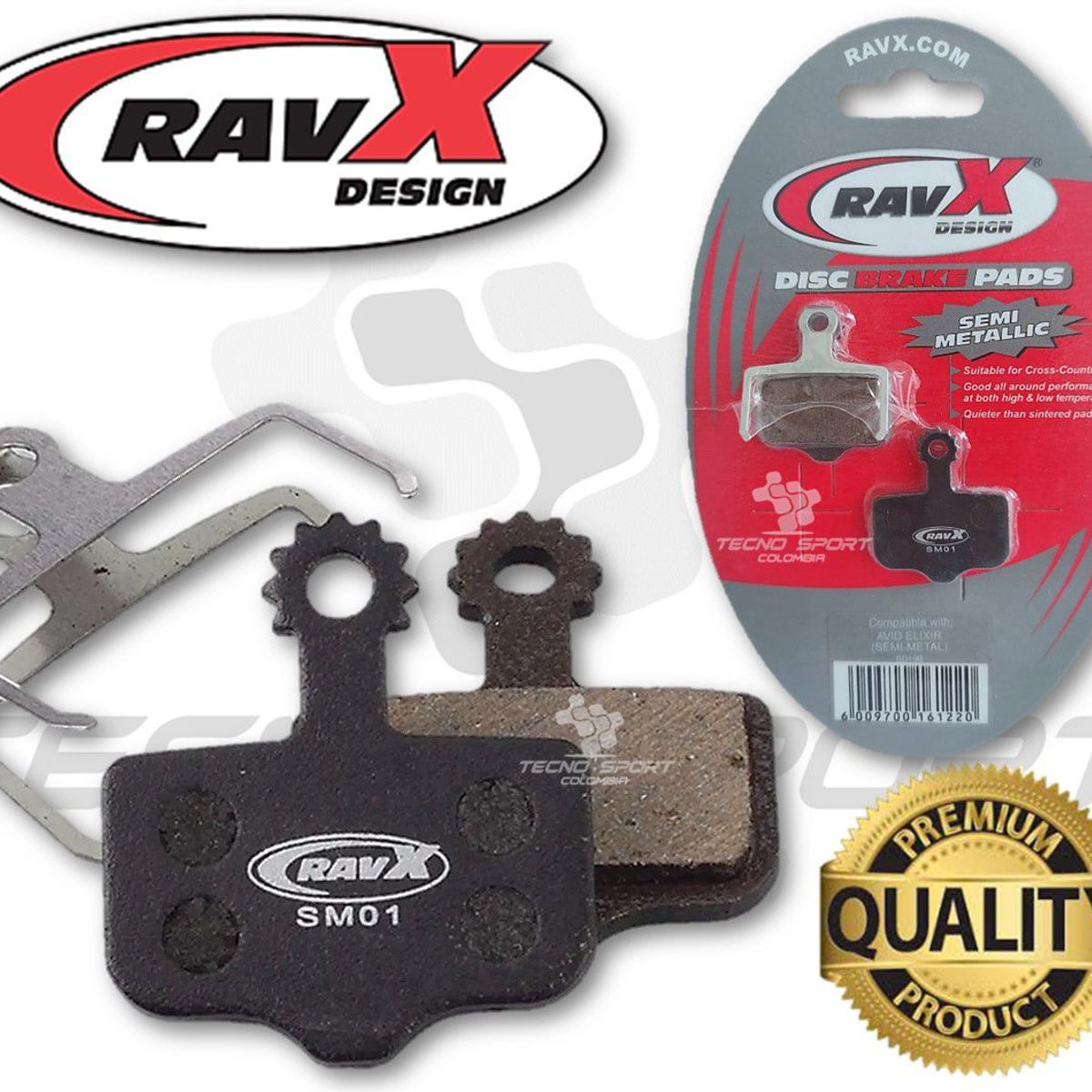 GENERICO - Pastilla Freno Ravx Mod Avid Elixir R Cr 3 5 Sram Xx Pasta