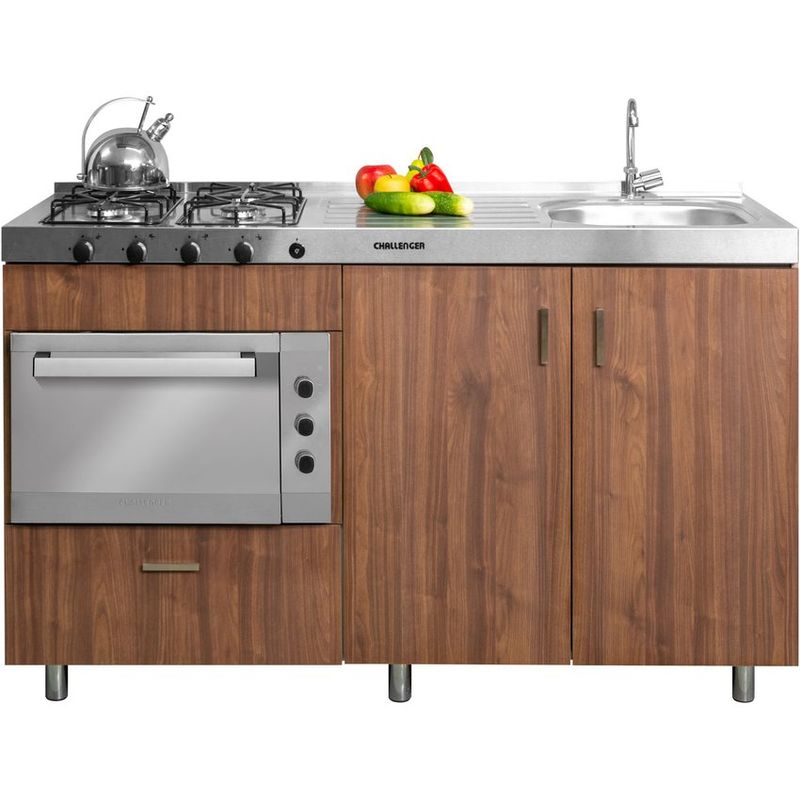CHALLENGER - Mueble base cocina para horno de empotre dark 150 cm challenger