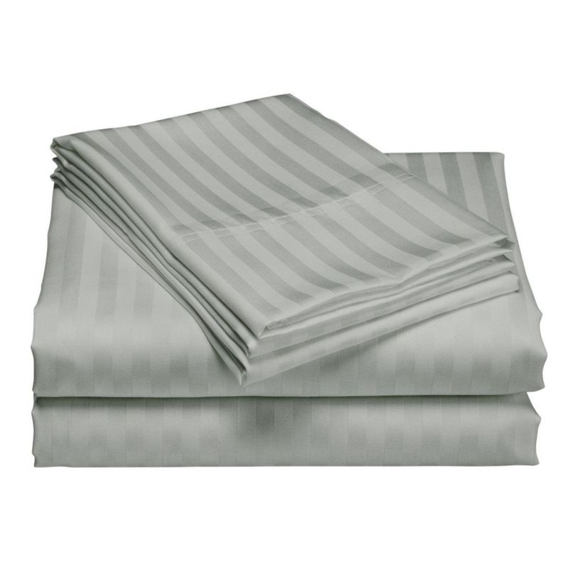GENERICO - Juego de Sábanas  Bella Home  Queen 160x190x35  Gris Plata