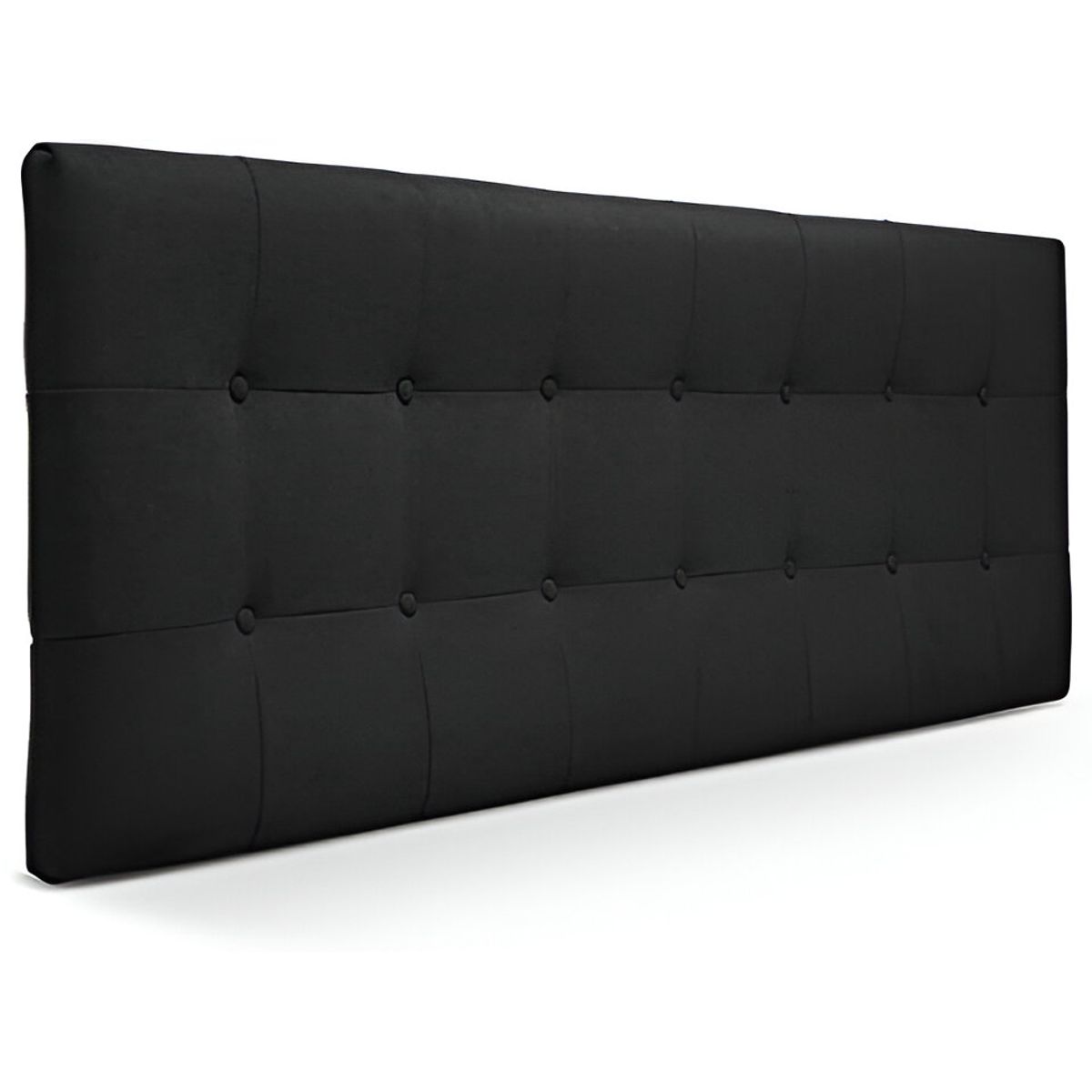DISEÑOS RAMONA'S - Cabecero Doble 140X60 Cuadros Negro Tela