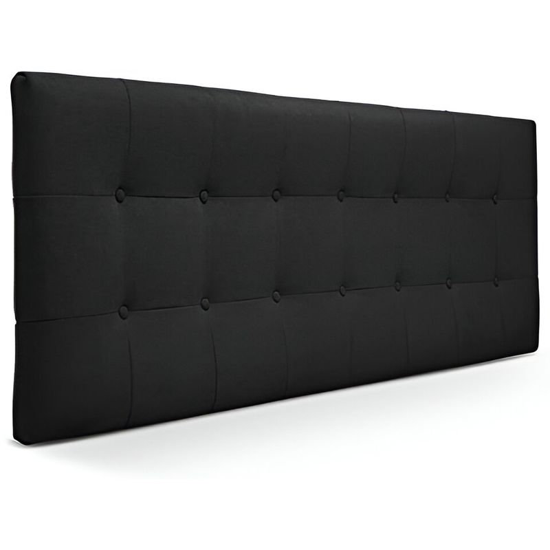 DISEÑOS RAMONA'S - Cabecero Doble 140X60 Cuadros Negro Tela