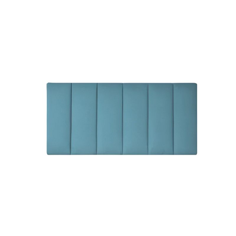DISEÑOS RAMONA'S - Cabecero Queen160x60 Paneles Verticales Turquesa Tela