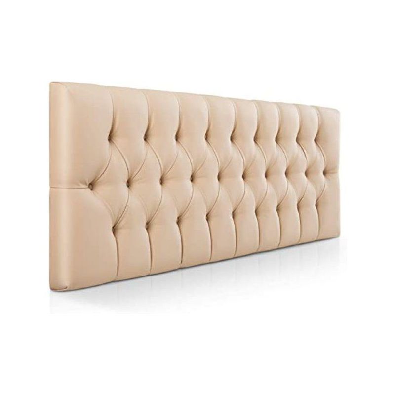 DISEÑOS RAMONA'S - Cabecero King 200x60 Rombos Beige Sintético