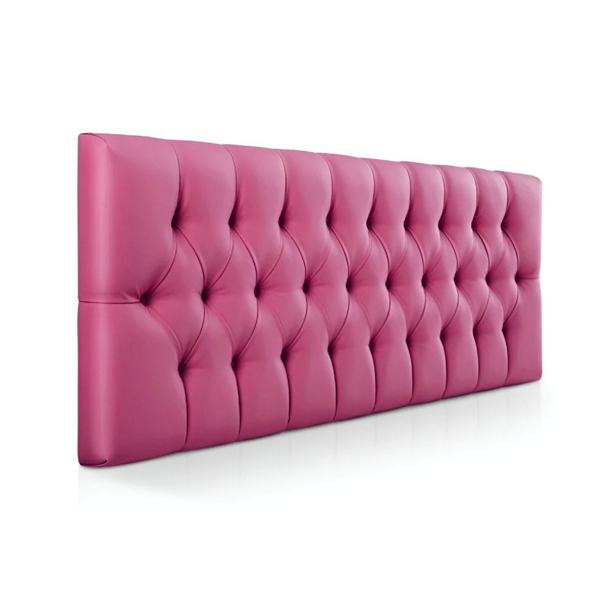DISEÑOS RAMONA'S - Cabecero King 200x60 Rombos Fucsia Sintético