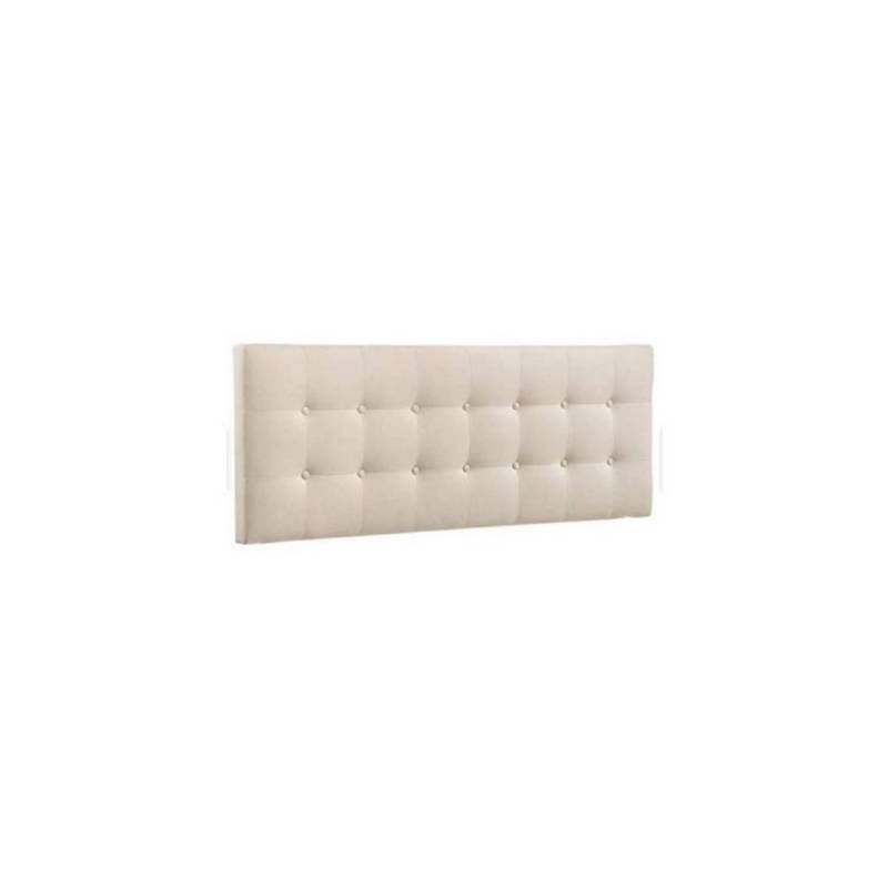 DISEÑOS RAMONA'S - Cabecero Sencillo 100x60 Cuadros Beige Tela