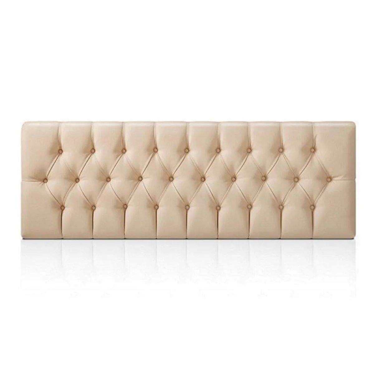 DISEÑOS RAMONA'S - Cabecero Semidoble 120x60 Rombos Beige Sintético