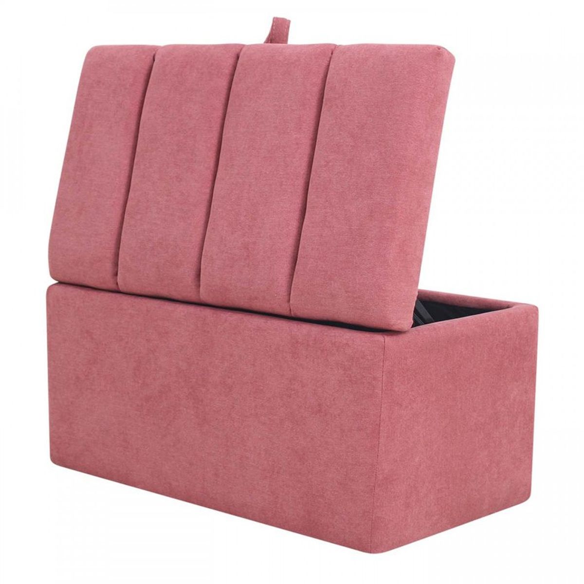 DISEÑOS RAMONA'S - Puff Baúl Paneles 80x40 Rosa