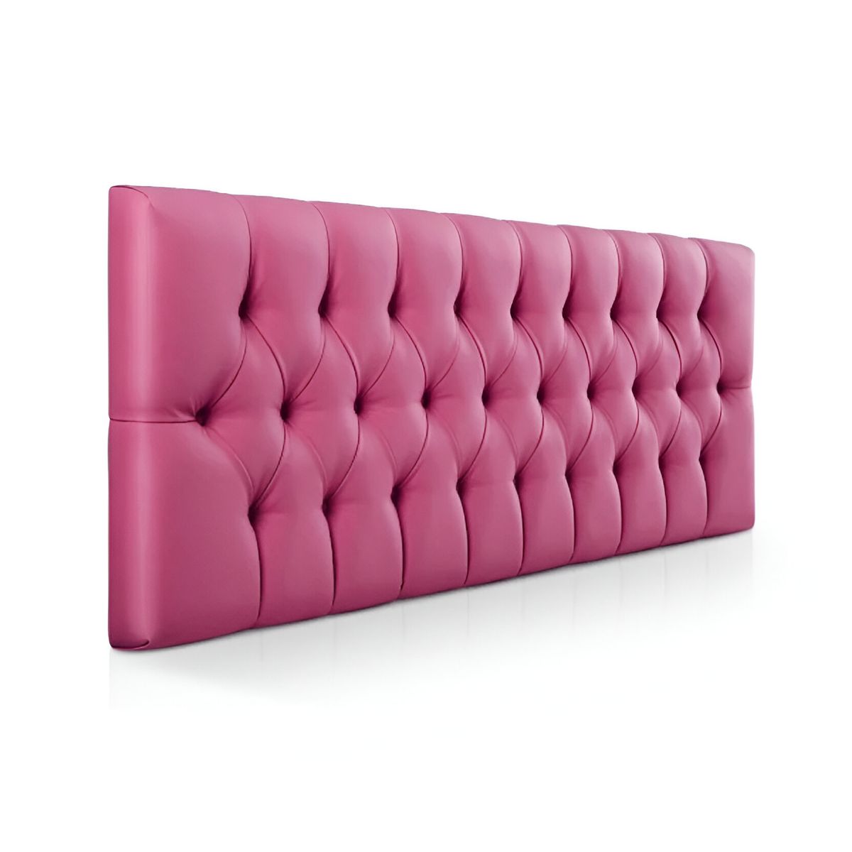 DISEÑOS RAMONA'S - Cabecero Sencillo 100x60 Rombos Fucsia Sintético
