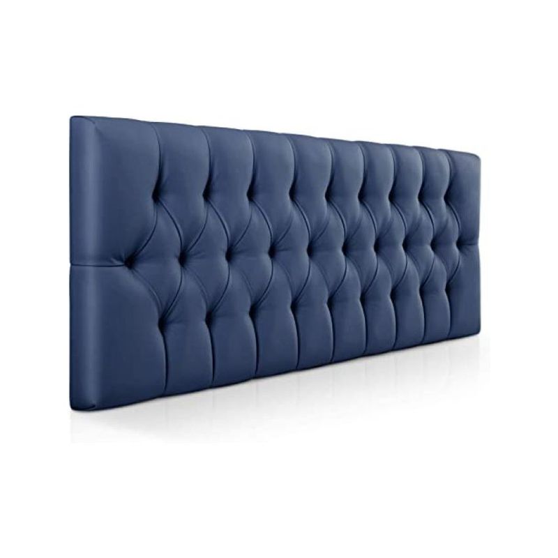 DISEÑOS RAMONA'S - Cabecero Semidoble 120x60 Rombos Azul Sintético