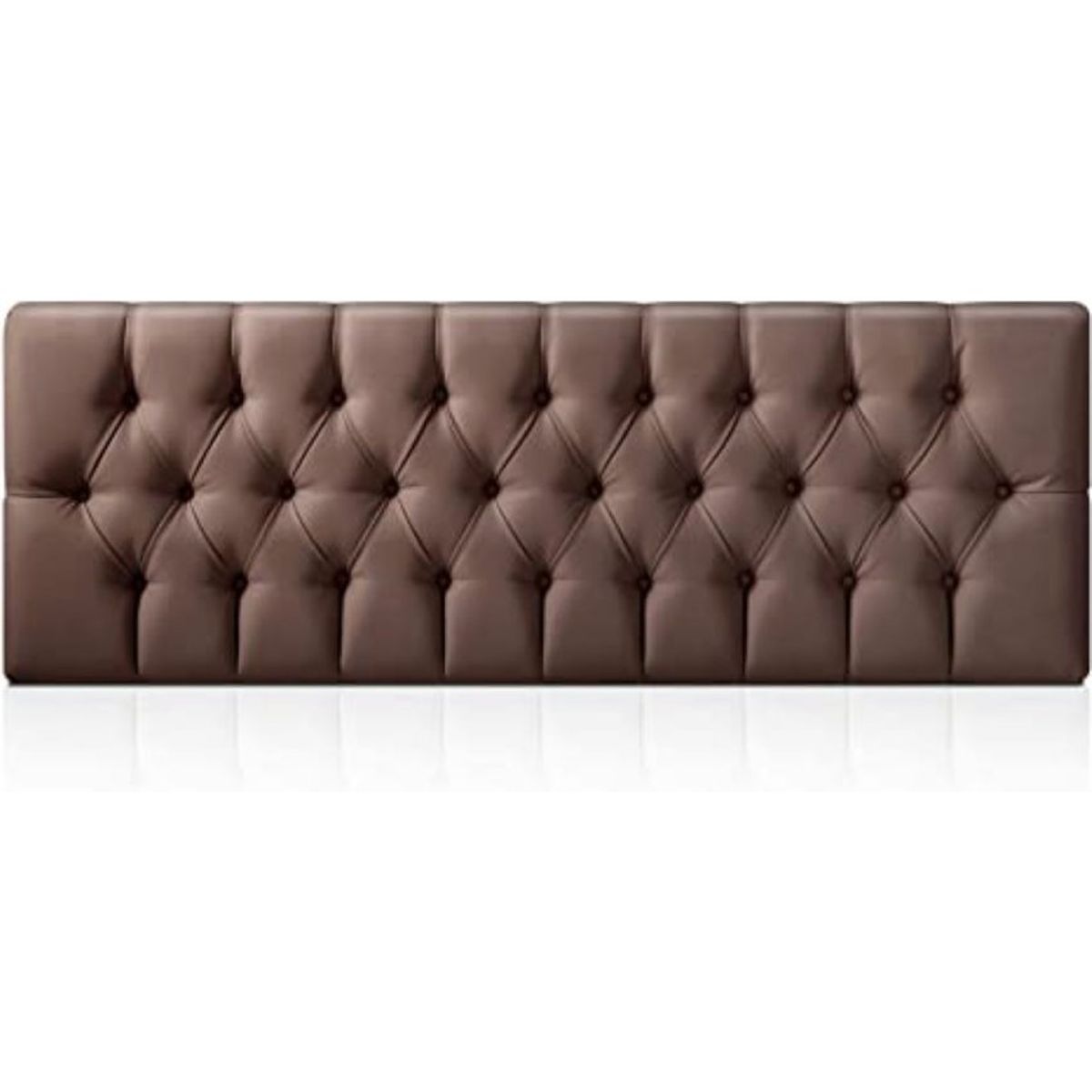DISEÑOS RAMONA'S - Cabecero King 200x60 Rombos Chocolate Sintético