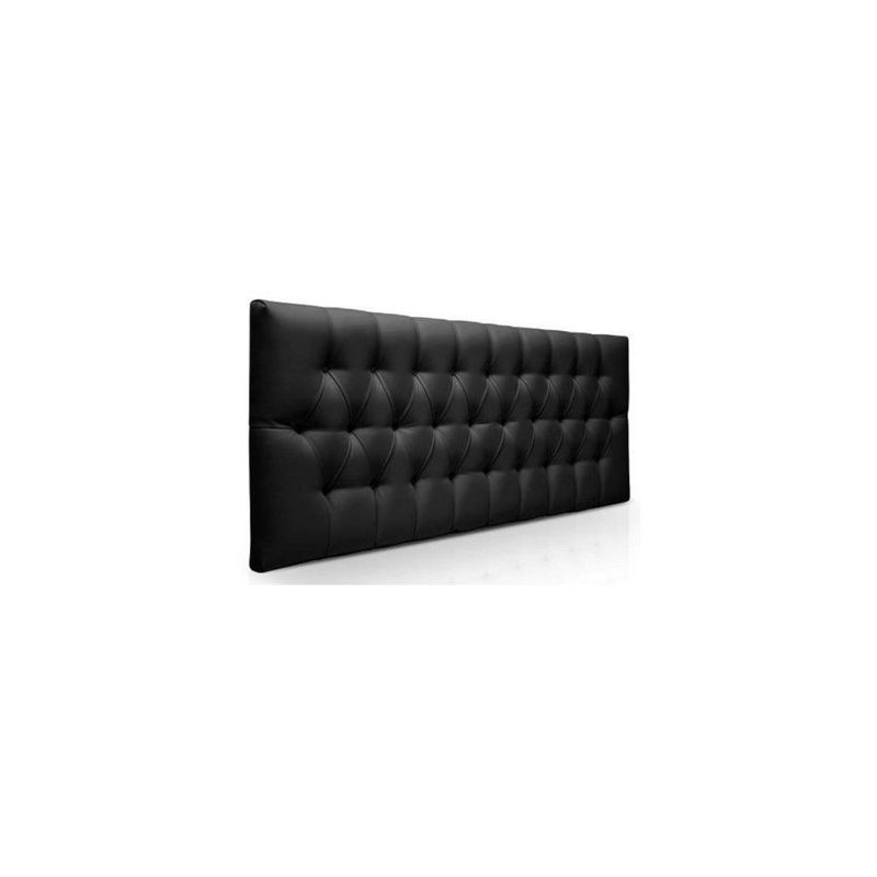 DISEÑOS RAMONA'S - Cabecero Sencillo 100x60 Rombos Negro Tela