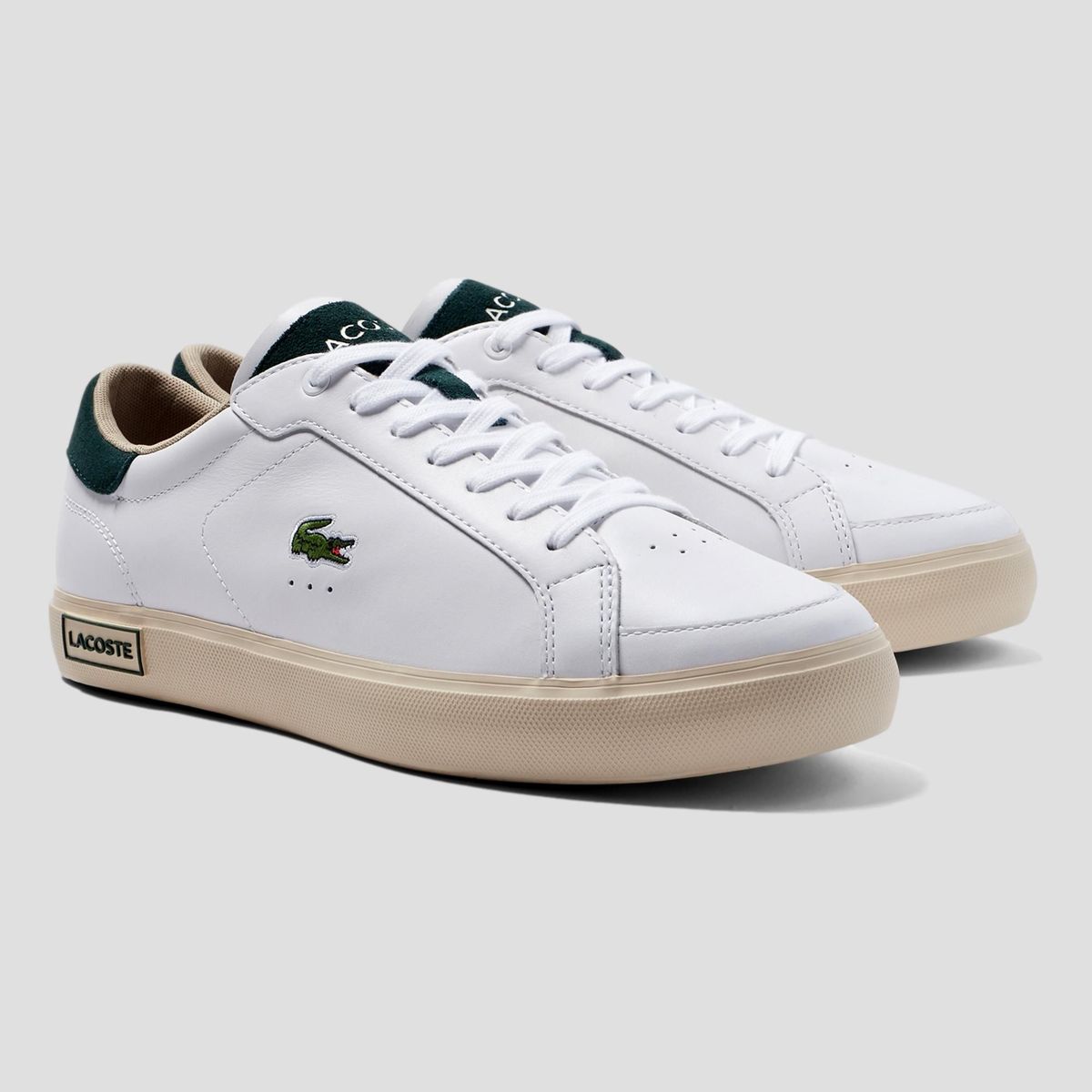 LACOSTE - Zapatilla Hombre Lacoste Powercourt 44SMA0116 Blanco