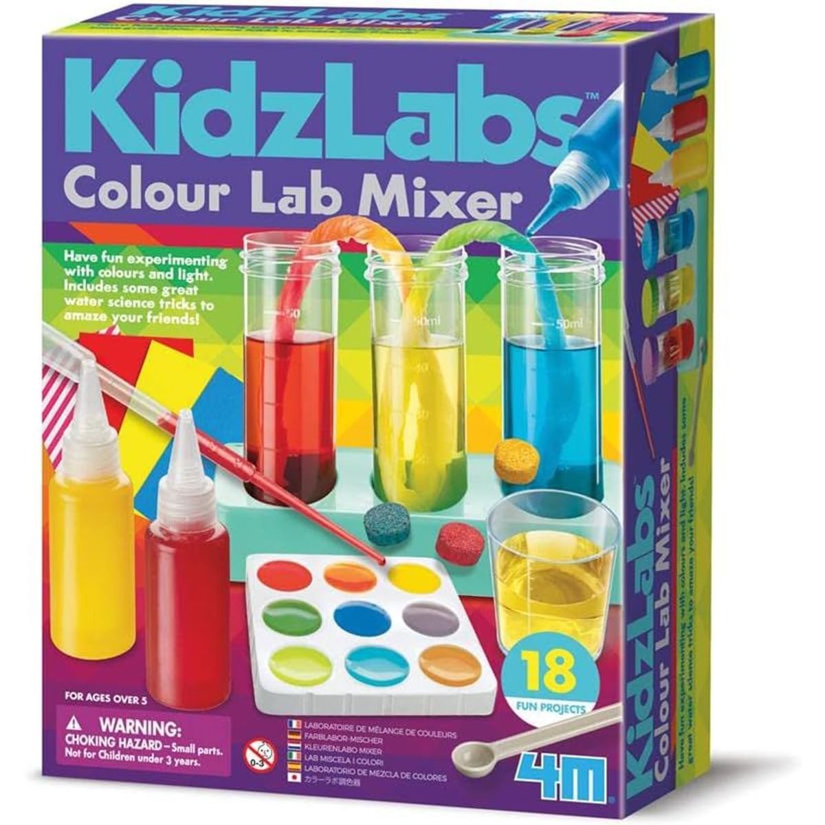4M - Experimento Laboratorio De Colores Juego Para Niños Niñas