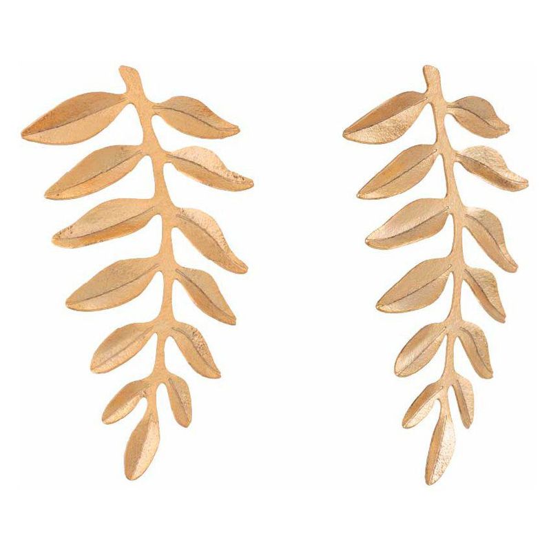 ENIGMA - Aretes topo conexión natural dorados