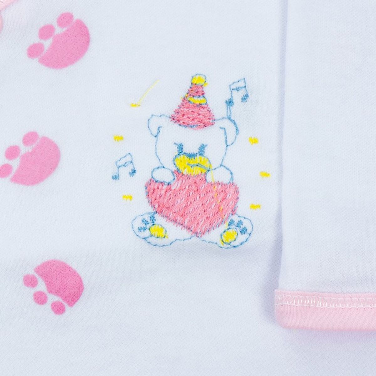 BABY KDS - Set 8 piezas primera muda para bebe - rosado 0-3 meses