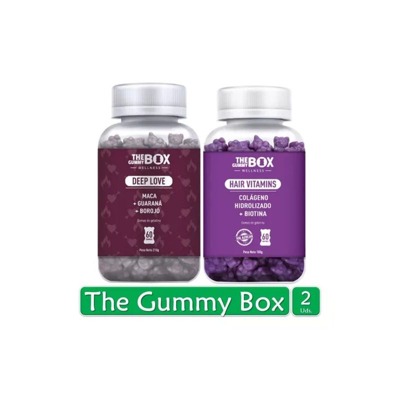 THE GUMMY BOX - The Gummy Box - Deep Love - Hair Vitamins - Colageno