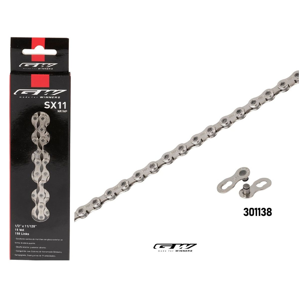 GW - Cadenilla GW SX11 11 Velocidades