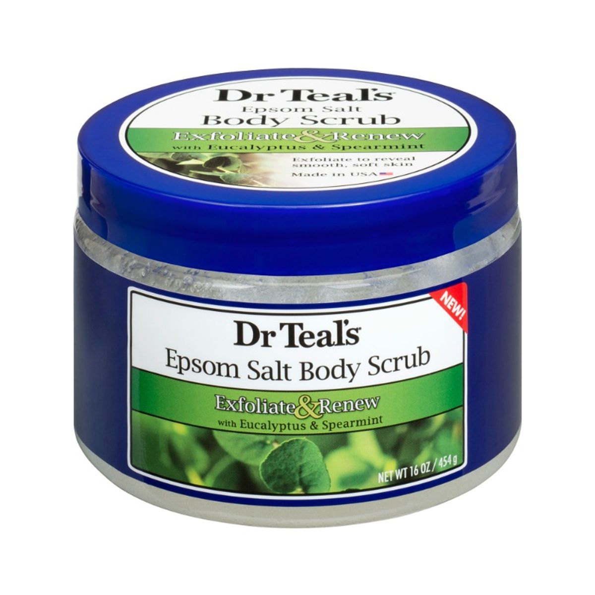 DR TEAL'S - Dr Teals Sales Exfoliantes Eucalipto Menta 16oz