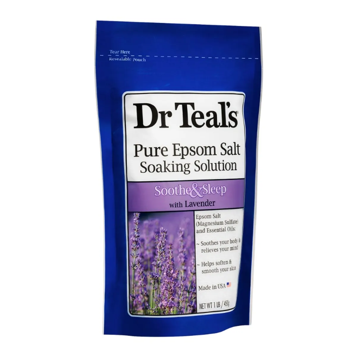DR TEAL'S - Dr Teals Sal de Epsom Lavanda 1lb