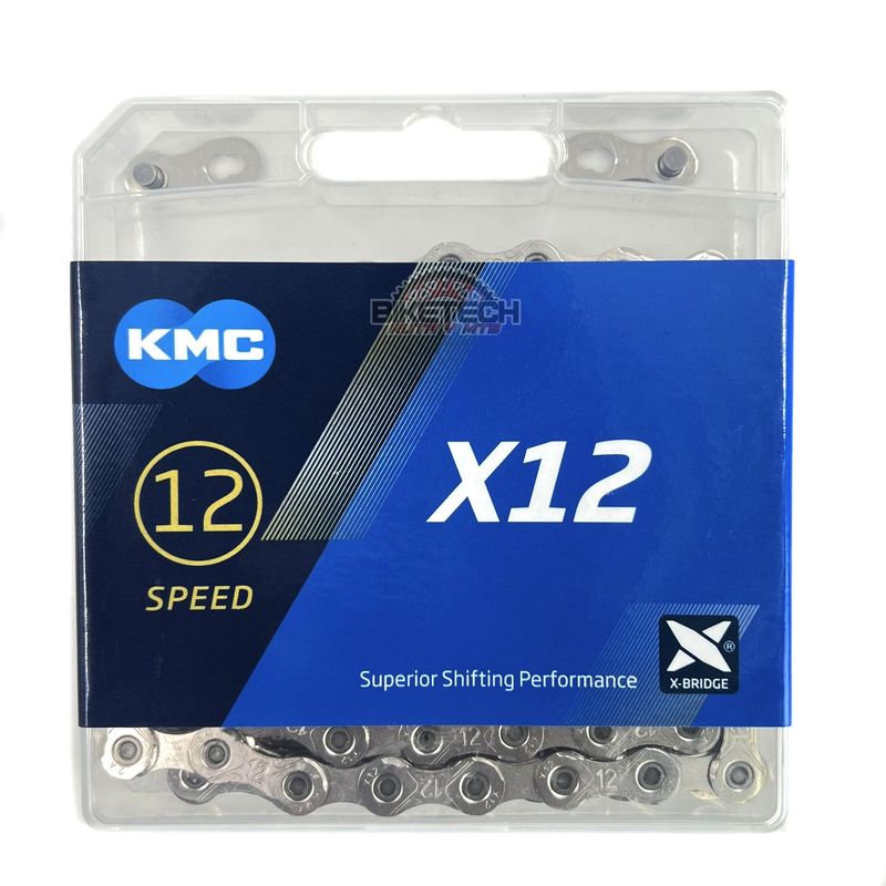 KMC - Cadenilla De 12 Velocidades Kmc X12 Compatible Shimano/ Sram