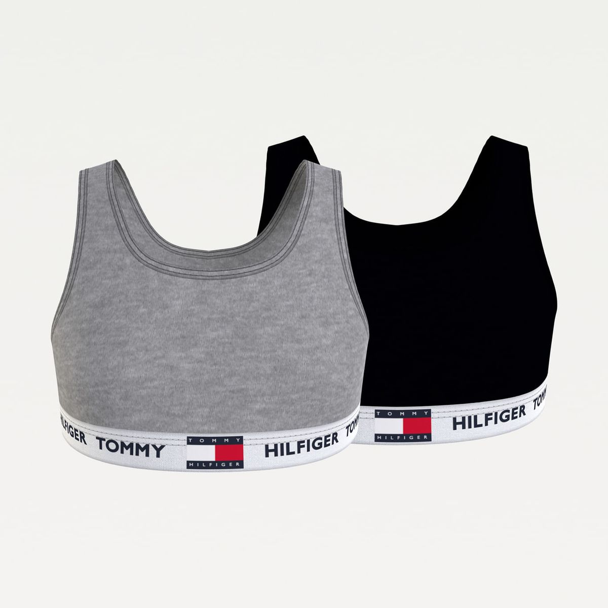 TOMMY HILFIGER - Pack De 2 Bralettes Con Inscripción Niña Tommy Hilfiger