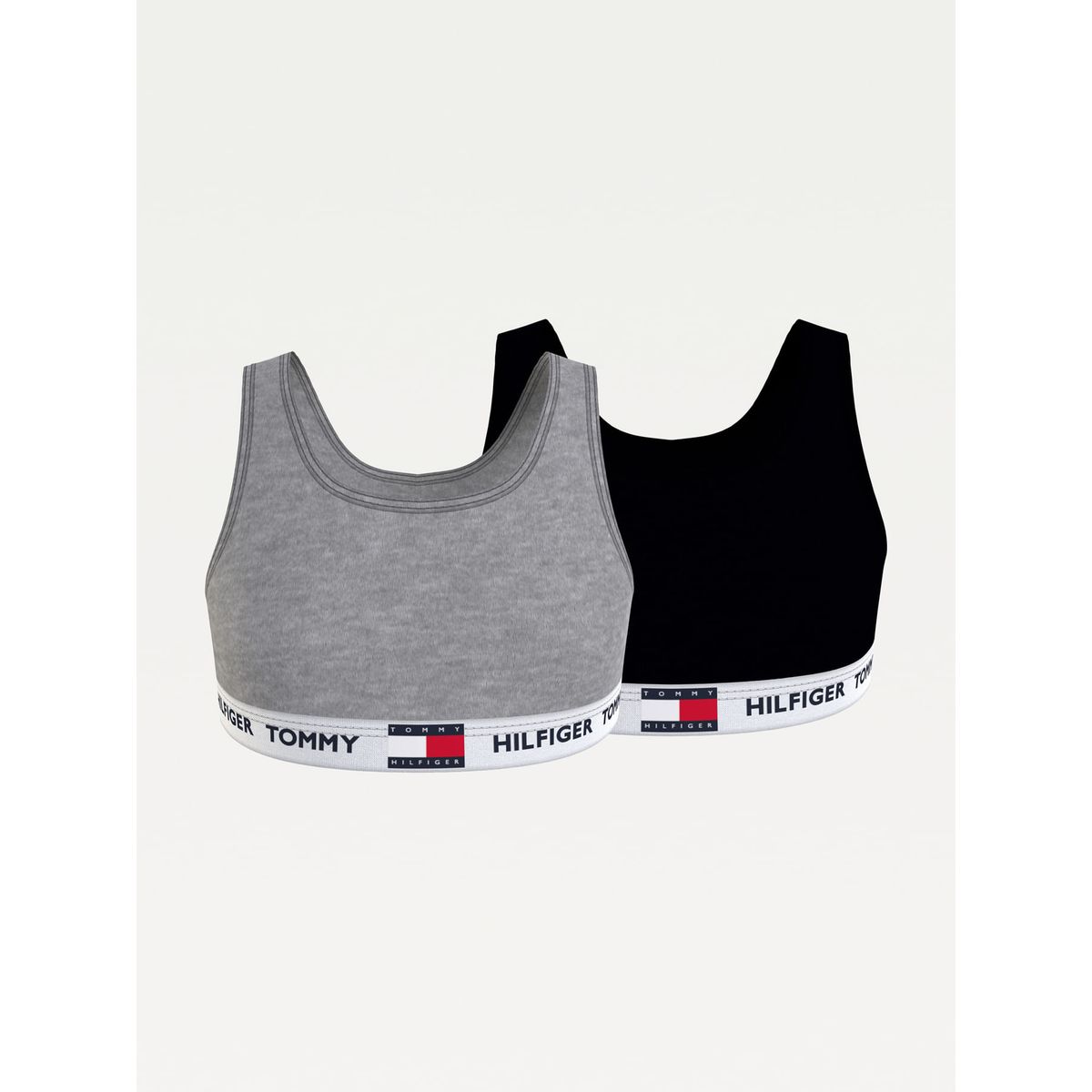 TOMMY HILFIGER - Pack De 2 Bralettes Con Inscripción Niña Tommy Hilfiger
