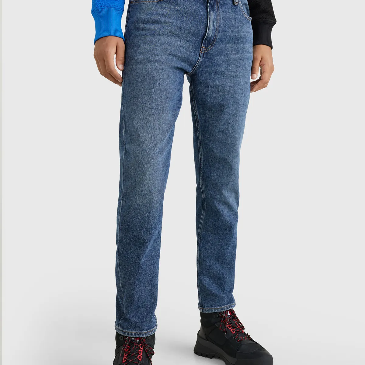 TOMMY HILFIGER - Jeans Dad Ajustados Cónicos Y Desteñidos Hombre Azul Tommy Hilfiger